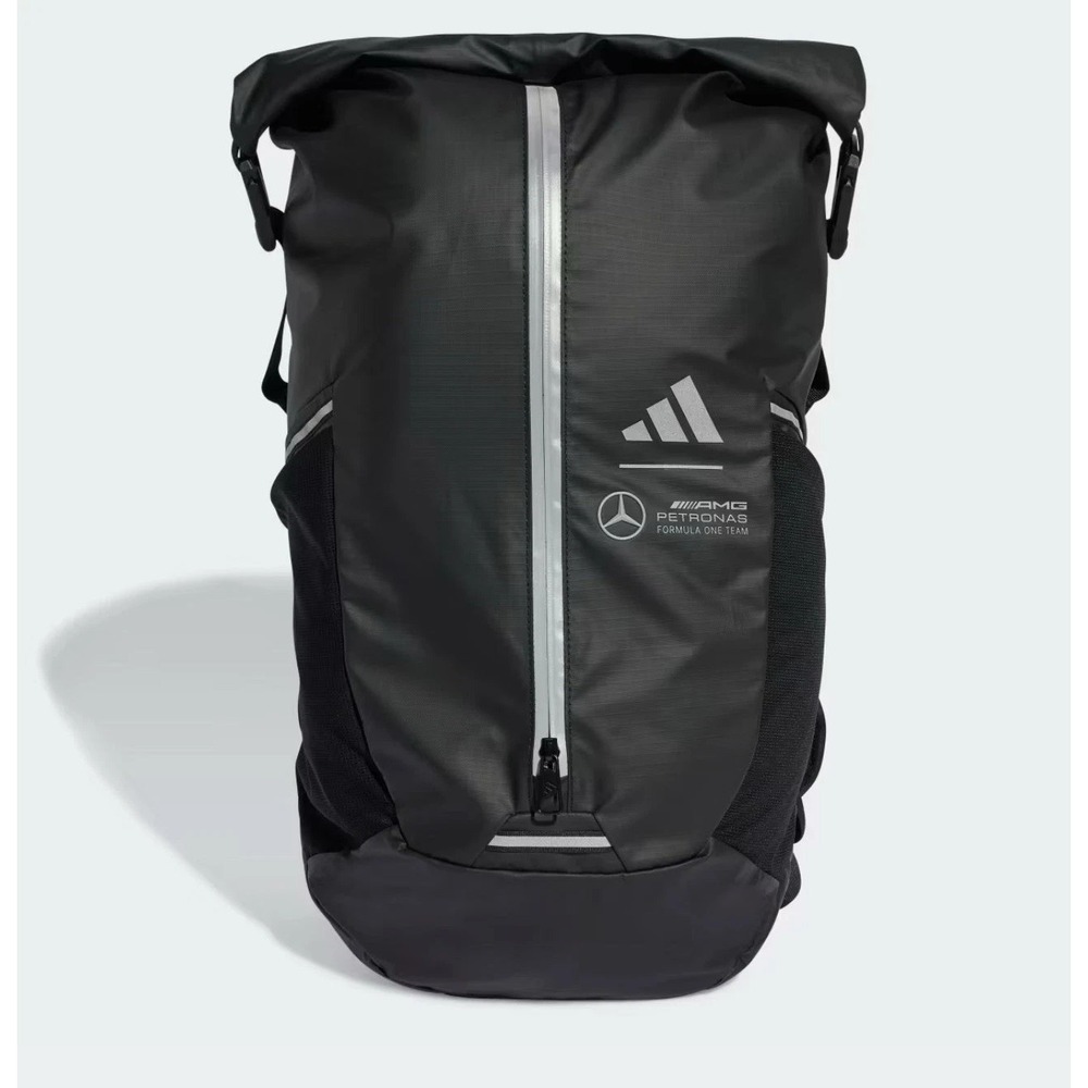 Adidas Backpack Mercedes-AMG Petronas F1 Team Black Reflective Laptop Books Bag